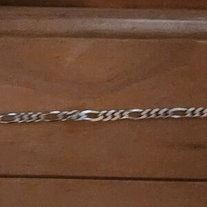 .925 Sterling Silver Anklet From Italy